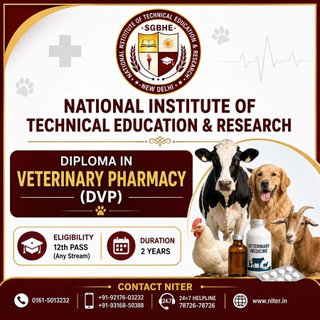 Veterinary Pharmacy Diploma Course in India: Eligibility, Duration, Syllabus & Career Guide