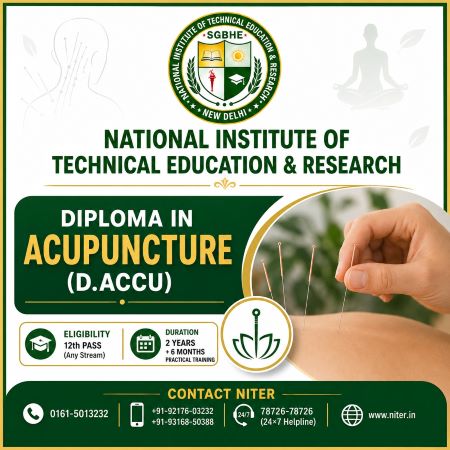 Diploma in Acupuncture (D.Accu): Course Details, Eligibility, Duration, Syllabus, Career & Admission Guide (2026)