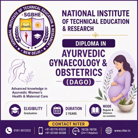 Diploma in Ayurvedic Gynaecology & Obstetrics (DAGO): Eligibility, Duration, Syllabus, Career Opportunities & Admission Guide (2026)