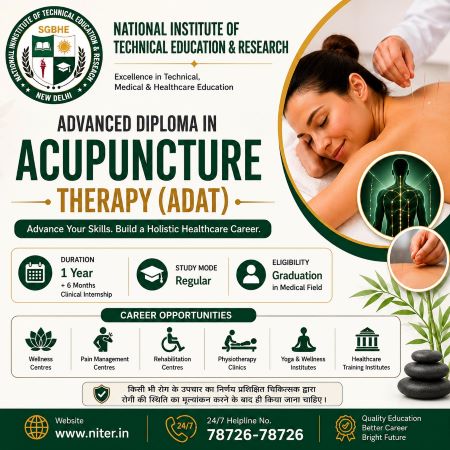 Best Advanced Diploma in Acupuncture Therapy (ADAT) Course After Medical Graduation